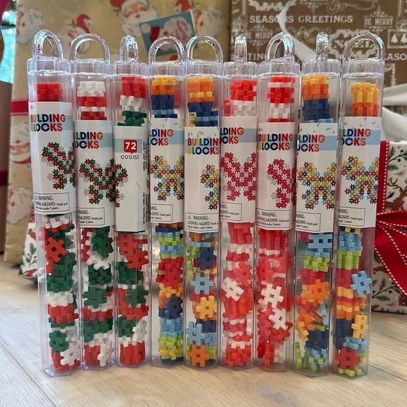 9 X target dollar spot puzzles building Christmas rainbow and valentines day mix - Picture 1 of 5